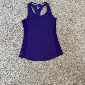 Nike Purple Racerback Dri-FIT Tank Top